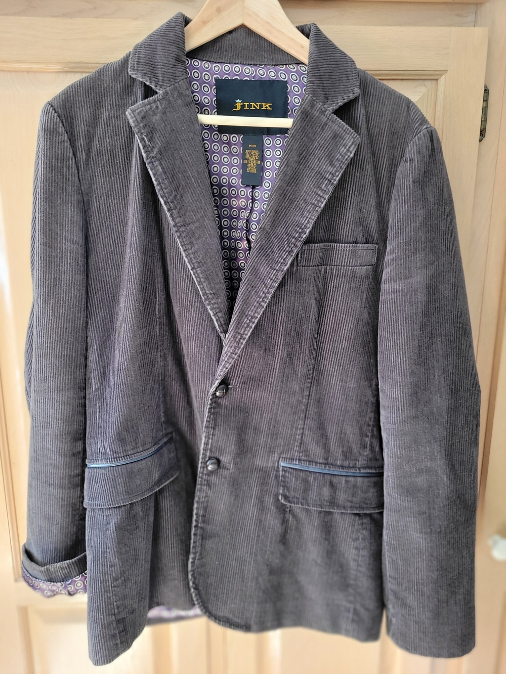 Men's Khaki Corduroy Blazer
